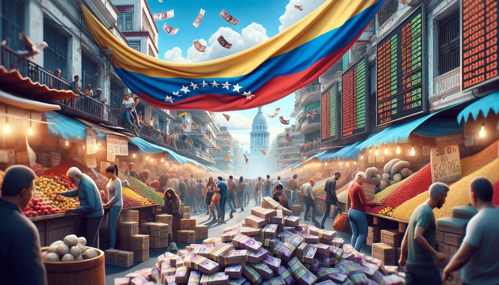 Hyperinflation in Venezuela.