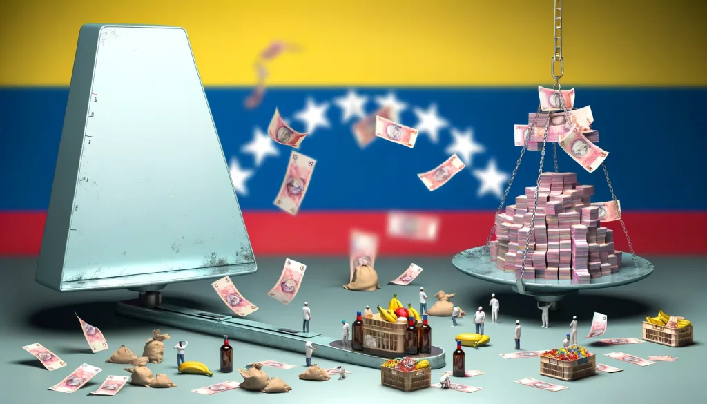 Dynamics of Venezuelan currency devaluation, its impact on inflation, and the everyday life of citizens.